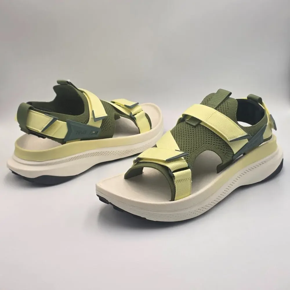 Teva Aventrail Trail Men's Sz 10 Hiking Running Sandals 1156150 Green Yellow New